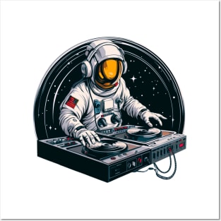 Dj Astronaut Posters and Art